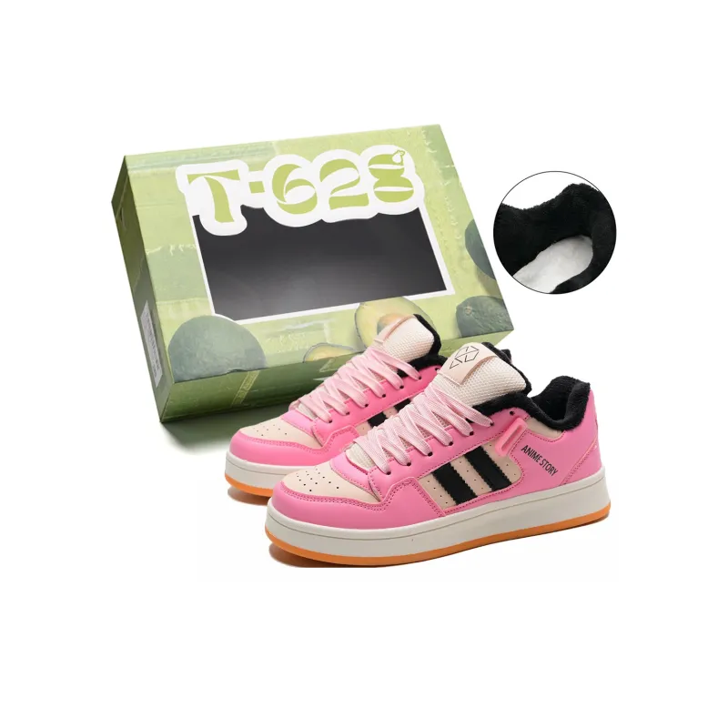 T628 Puffy Shoes, Box Included Slip Resistant, Abrasion Resistant, Lightweight Low Top Skateboard Shoes Unisex-60