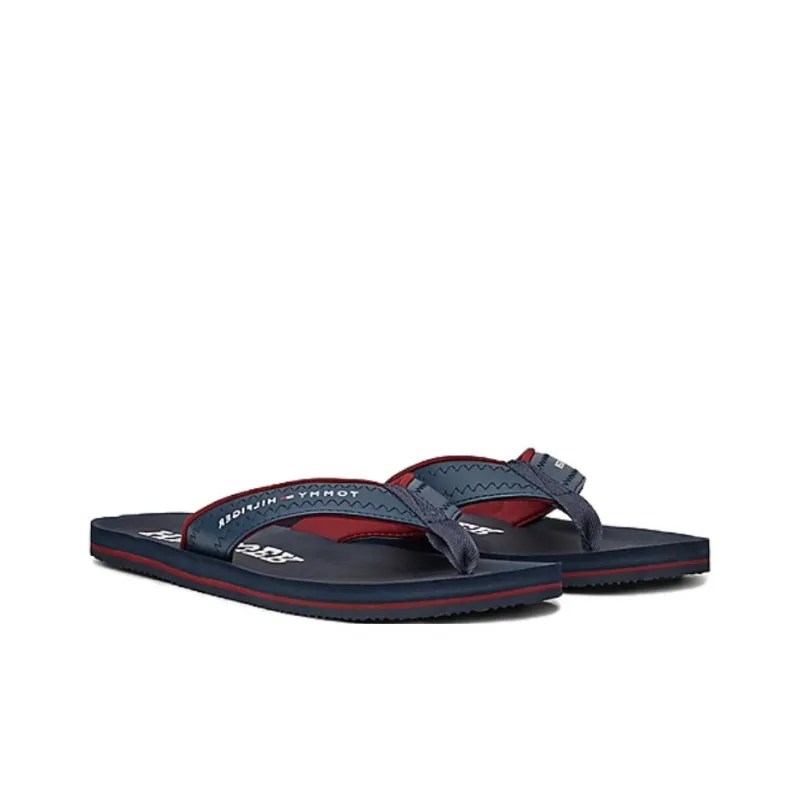 Tommy Hilfiger EVA Abrasion Resistant Flip Flops Men's Blue-3