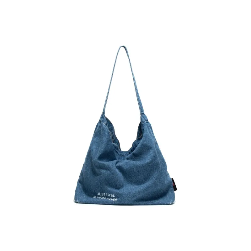 JELLYTOYBOY Fabric Shoulder Bag Shoulder Bag Regular Unisex Denim Blue-2