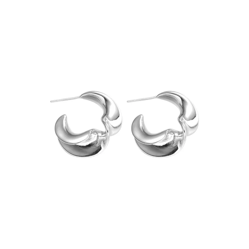 EAR PARTNER 925 Sterling Silver Stud Earrings Women's-2