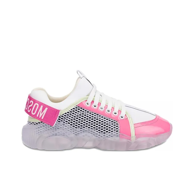 MOSCHINO Low Top Casual Shoes Women's Pink-1
