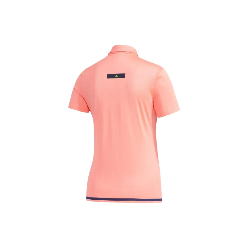 Adidas CREATORS/S Polo Shirt Women's Shimmery Red-1