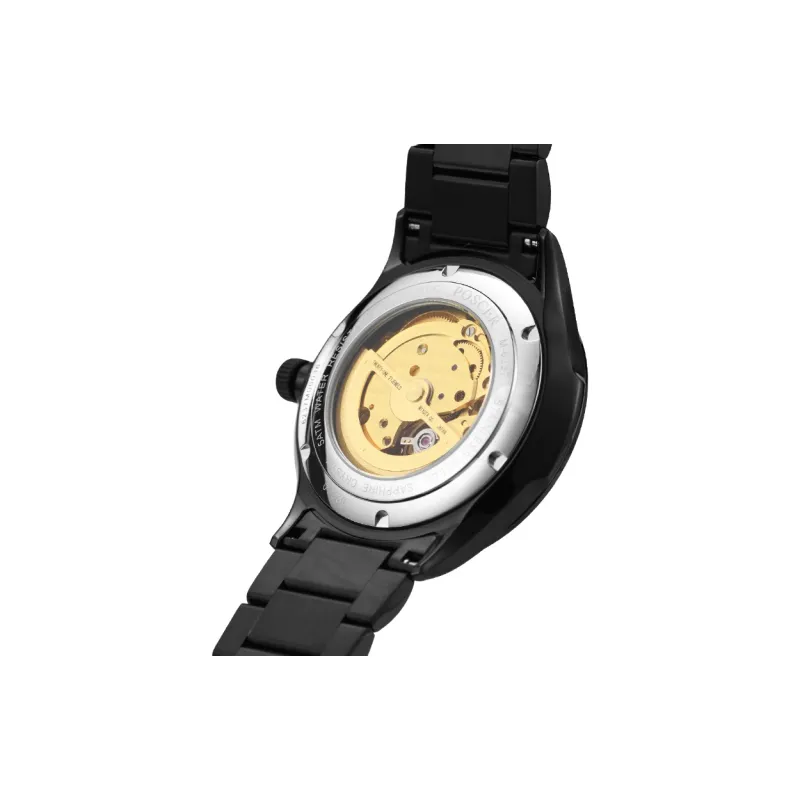 POSCER Mechanical Movement Men's Watches Black Dial-2
