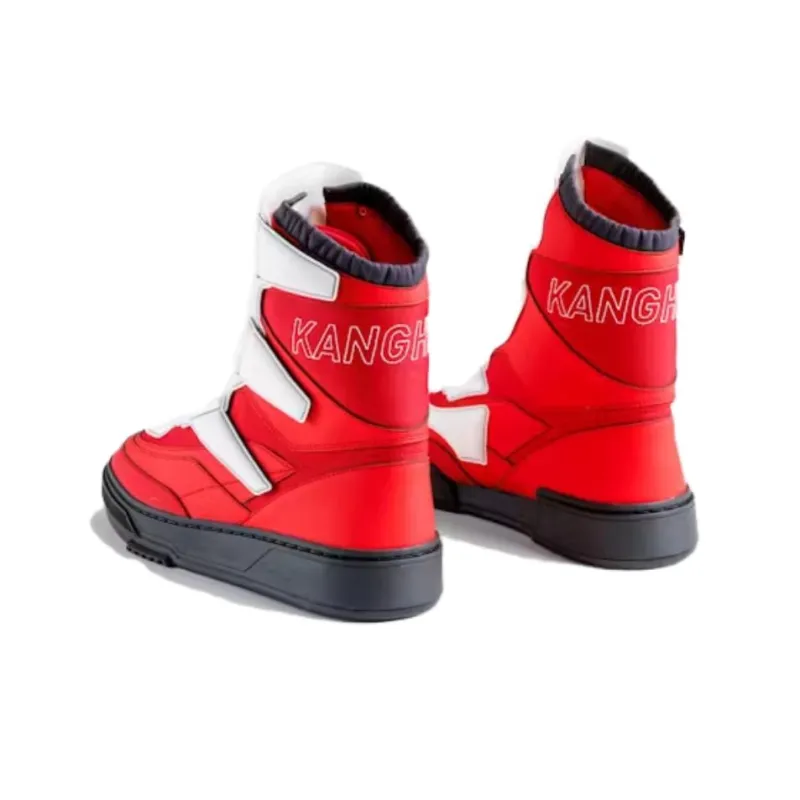 KANGHYUK x Reebok Ankle Boots Men's Red White-4