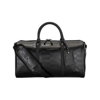 Jordan Leather Sports Bag Crossbody Bag Handbag Basketball Bag Travel Bag Regular Unisex Black