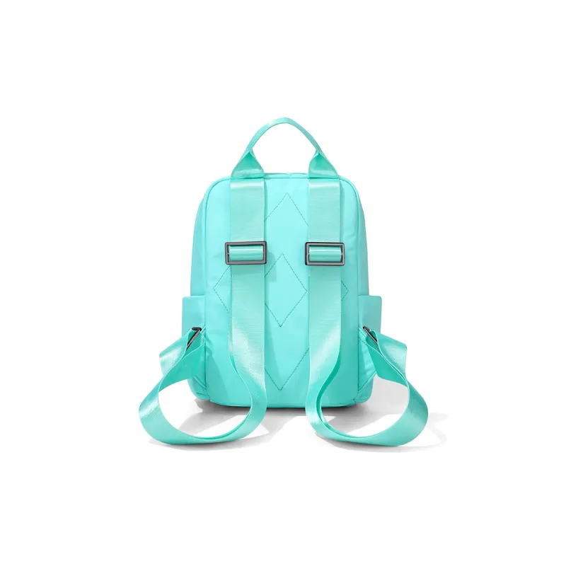MAKEUP KITTEN Nylon Fabric Synthetic Leather Student Backpack Regular Unisex Multicolor-4