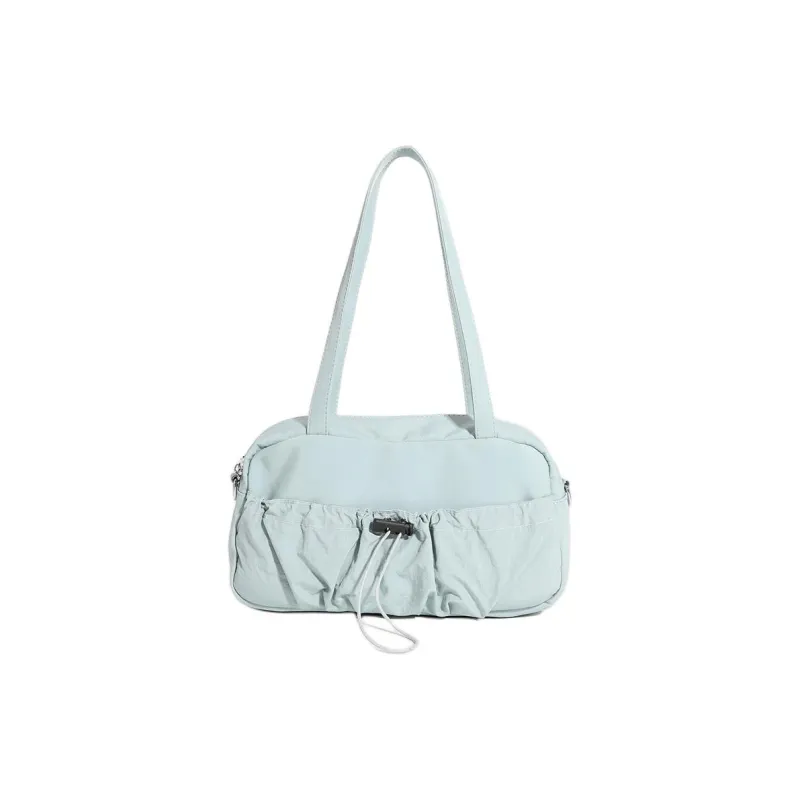 Carksky Nylon Fabric Shoulder Bag Crossbody Bag Handbag Women's White/Black/Light Blue/Light Gray-6