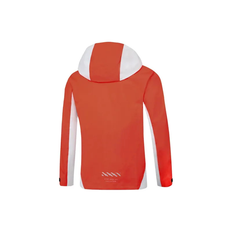 361° Running Collection Keep Warm From The Wind Windbreaker Jacket Men's Lighthouse Gray/Flame Orange-1