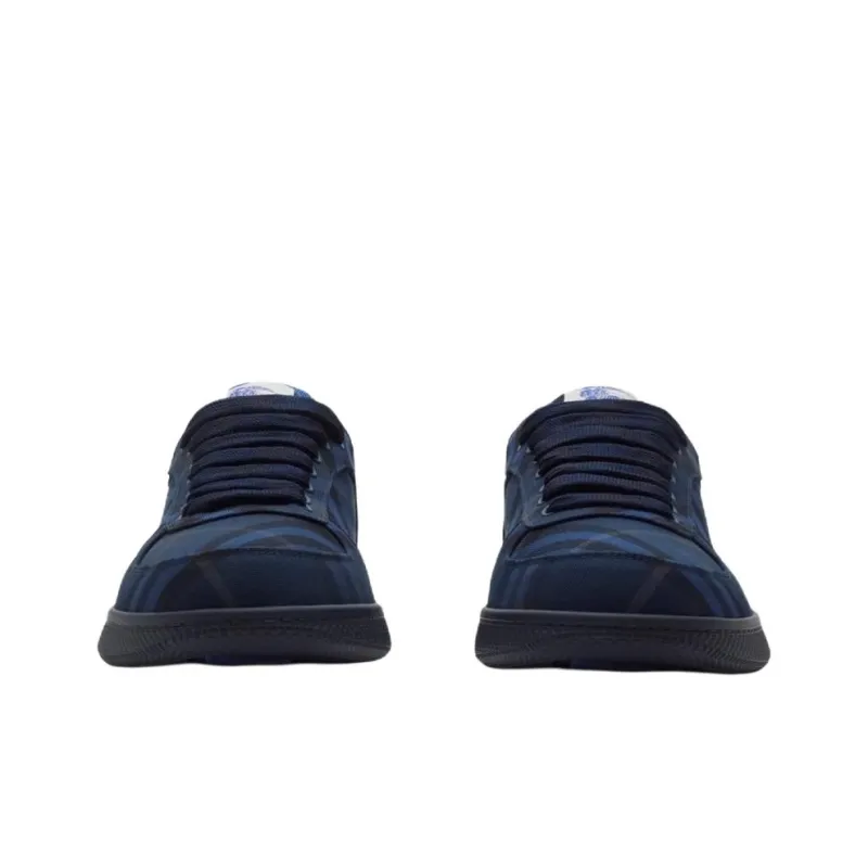 Burberry Terrace Low Top Skateboard Shoes Men's Blue-2