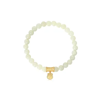 WEITIANXUAN Hetian Jade White Jade/Pale Greenish White Jade Unisex