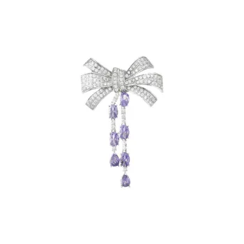 Marco Bizzarri Alloy Brand Luxury Jewelry Fashion Elegant Breast Flower Accessories Anti Flash Pin Accessories Women's