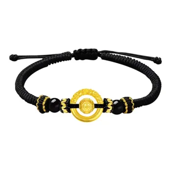Lao Feng Xiang Gold Bracelet Women's