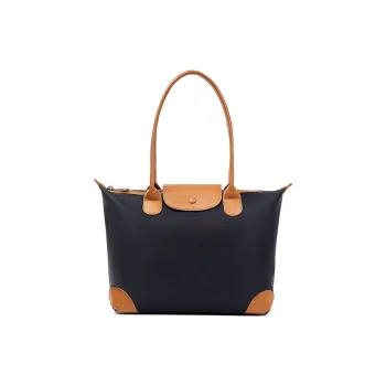 Teenmix Nylon Fabric Shoulder Bag Tote Dumpling Bag Small Size Women's Blue/Khaki/Black