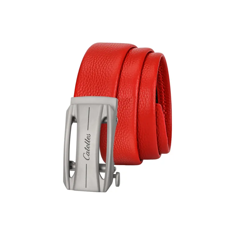 CATELLES Top Grain Cow Leather Leather Belts Men's Width  3.5cm-1