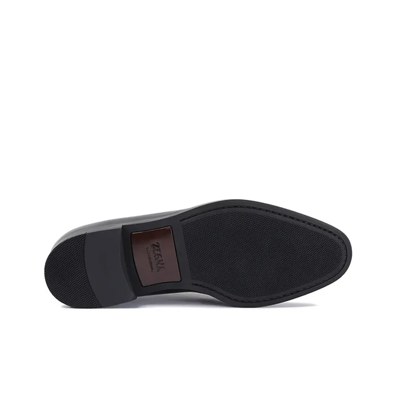 Zegna Genia Dress Shoes Men's Black-4