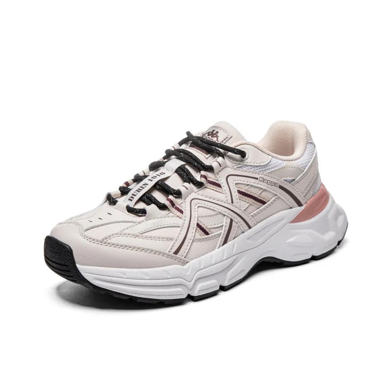 Kappa Venice Slip Resistant, Abrasion Resistant, Breathable, Lightweight Low Top Chunky Sneakers Women's Moon Gray-2