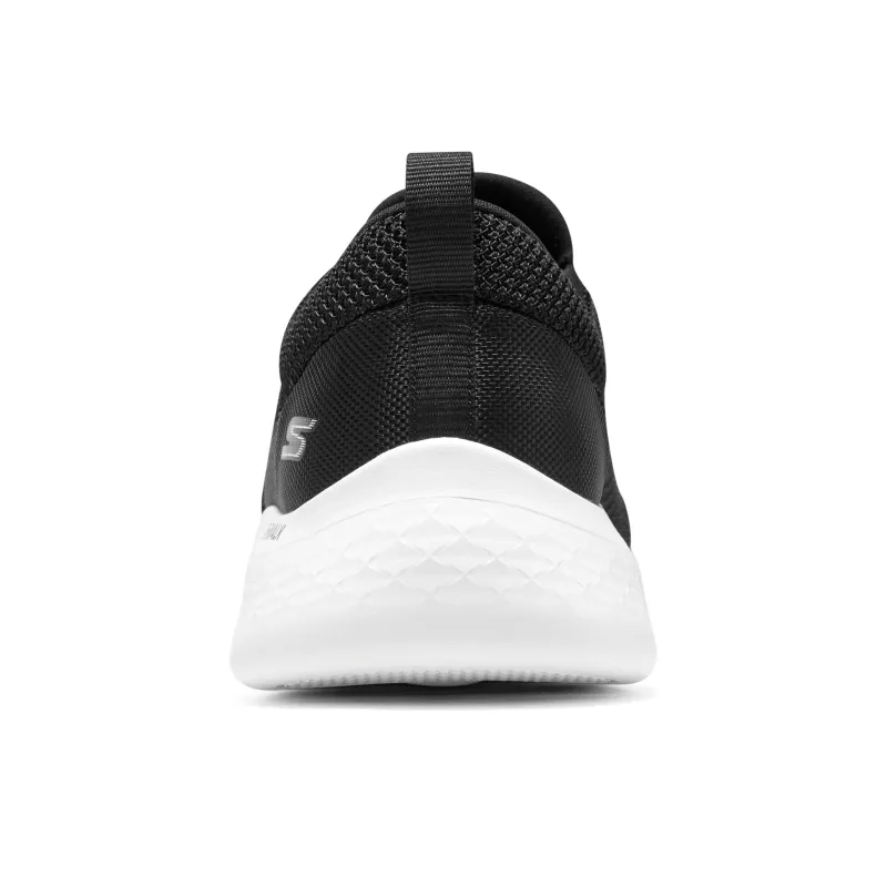 Skechers Go Walk Fle Cushioned Slip-Resistant Low-Top Casual Shoes Men's Black White-9