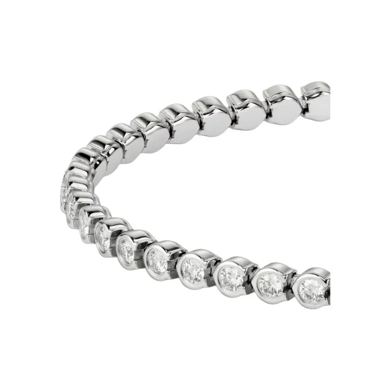 CARTIER Diamond Bracelets Women's Silver-2
