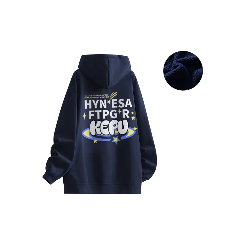 Kepu Fleece Lined Hoodie Unisex-20