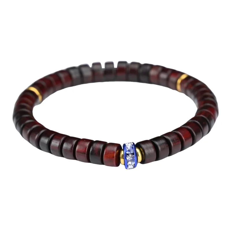 Magic Circle Pterocarpus Wooden Bracelets Unisex-1
