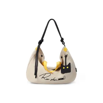 NOXXON Nylon Handbags Shoulder Bags Women's Obsidian Black/Khaki
