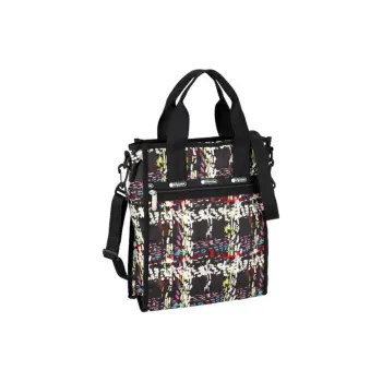 LeSportsac Polyester Shoulder Bag Crossbody Bag Handbag Small Size Women's Black & Multicolor