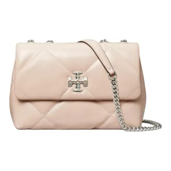 TORY BURCH Kira Diamond Quilt Small Convertible Shoulder Bag Soft Pink