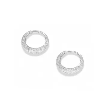 Stone Edge Poly Foot Silver 990 Sterling Silver Ear Cuff Unisex