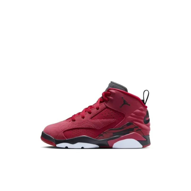 Jordan Jumpman MVP Anti Slip Wear Resistant Mid Top Children's Basketball Shoes Red Kids'-0