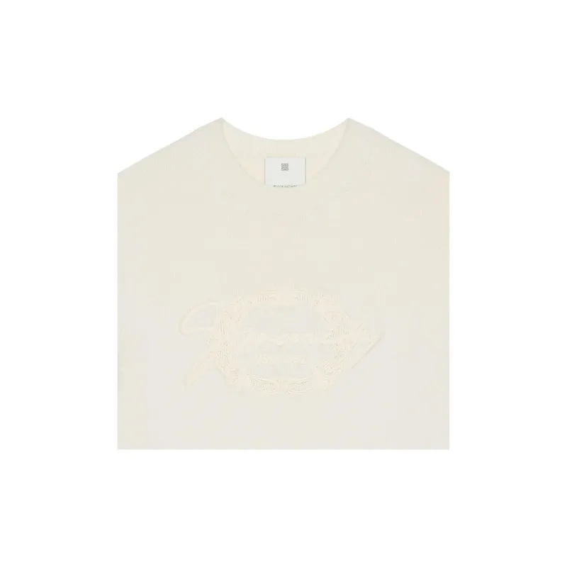 Givenchy Logo Embroidered Knit Sweater-4