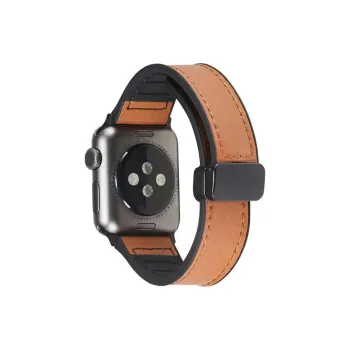 ZHENGGUANG Watch Band Apple Compatibility Genuine Leather Material