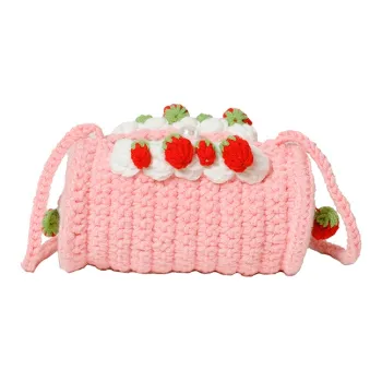 Kaka Tree Fabric Shoulder Bag, Crossbody Bag Women's Pink