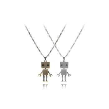 LuluCanaan Titanium Steel Necklaces Unisex