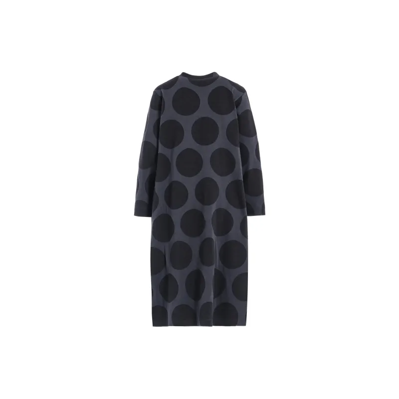 Yohji Yamamoto FW24 Long Sleeved Dress Women's Dark Gray-1