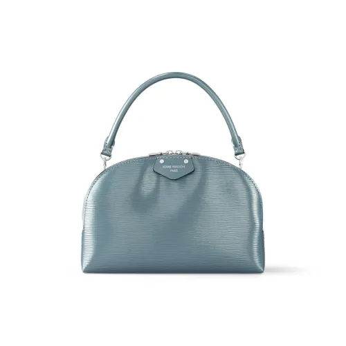 sac besace louis vuitton en toile grise et cuir naturel
