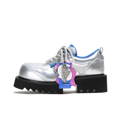 LOOKUN x ADCDAVINCI Functional Wind Series Anti Slip And Wear Resistant Height Increasing Casual Shoes Unisex Silver
