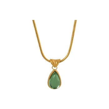 Happy Tide Titanium Steel Necklaces Women's