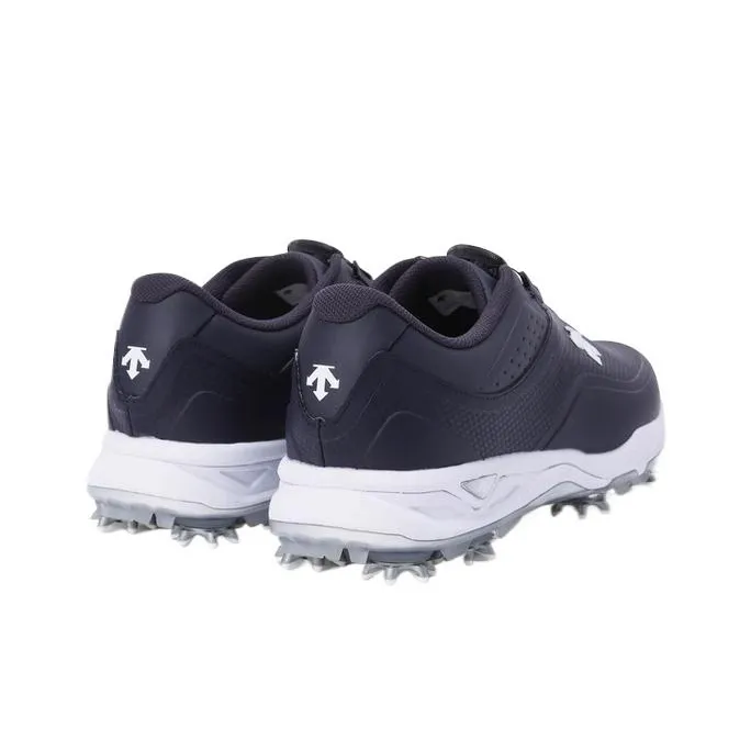 DESCENTE Anti Slip Wear Resistant Low Top Golf Shoes Men's Navy Blue-2