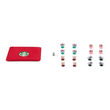 Starbucks Cute Winter Collection Cups Ludo Set Board Games