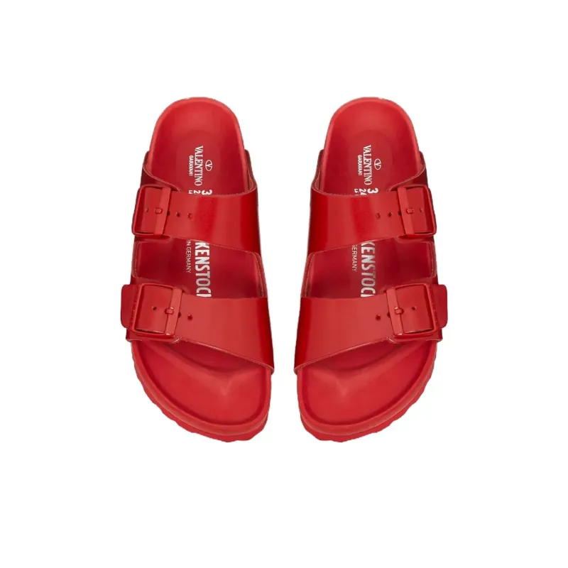 Birkenstock x Valentino Slide Slippers Men's Red-3