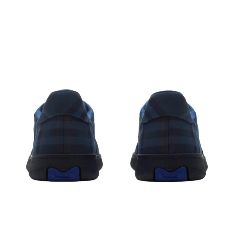 Burberry Terrace Low Top Skateboard Shoes Men's Blue-4