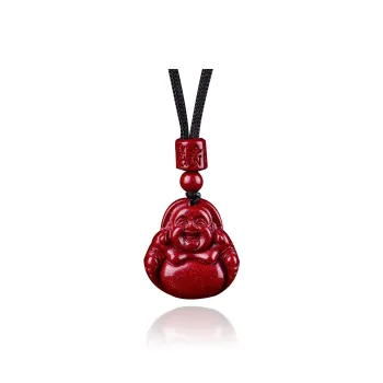 EADDA JEWELRY Cinnabar Necklaces Unisex