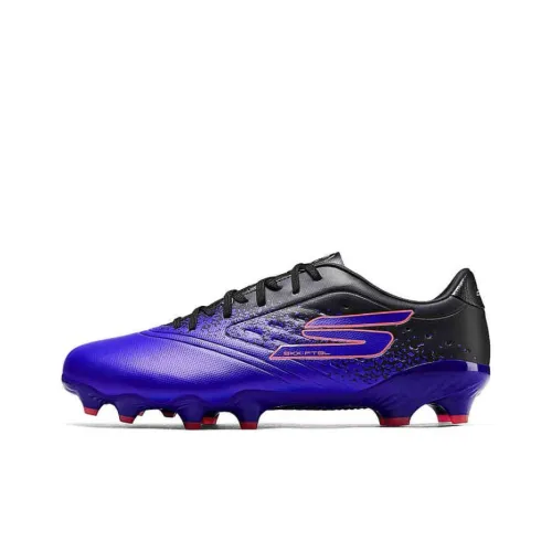 Skechers Anti-Slip Wear-Resistant Soccer Shoes Men's Purple