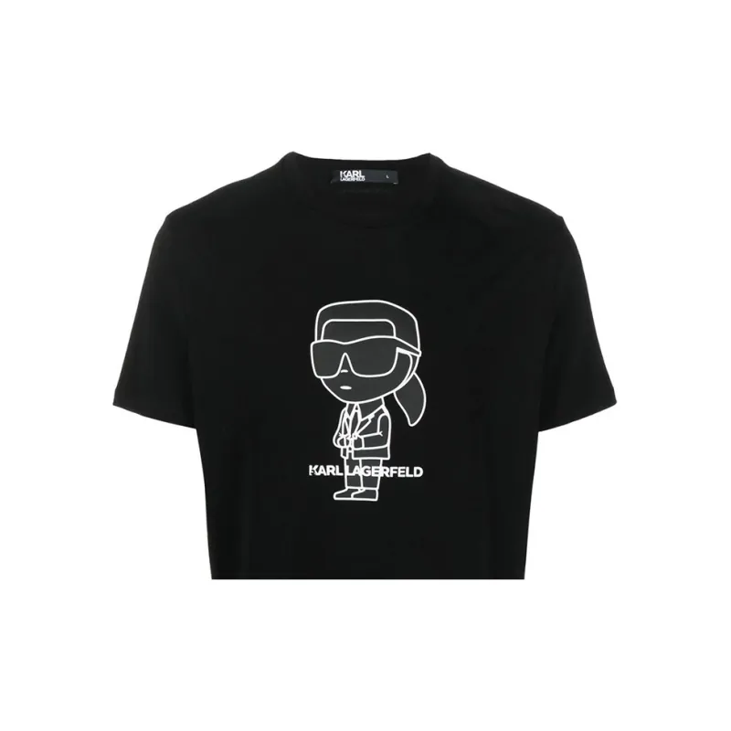 KARL LAGERFELD SS23 T Shirt Men's Black-5