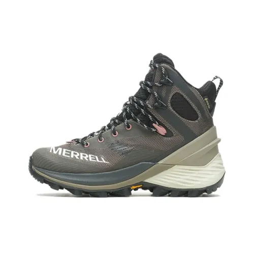 MERRELL Wear Resistant Slip Resistant Short Outdoor Boots Women's Gray