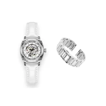 ORCO Automatic Mechanical Movement Watch Unisex White Dial