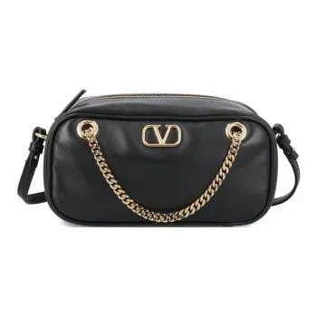 Valentino GARAVANI Lambskin Shoulder Bag Crossbody Bag Regular Women's Black