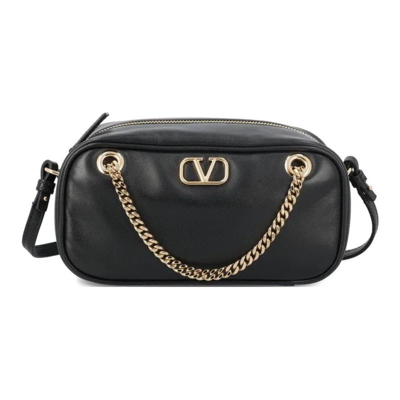 Valentino GARAVANI Lambskin Shoulder Bag Crossbody Bag Regular Women's Black-0