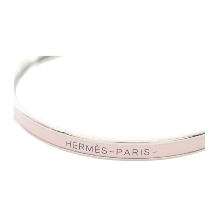 HERMES Uni Palladium Plated Bangles Women's Lotus Color-3