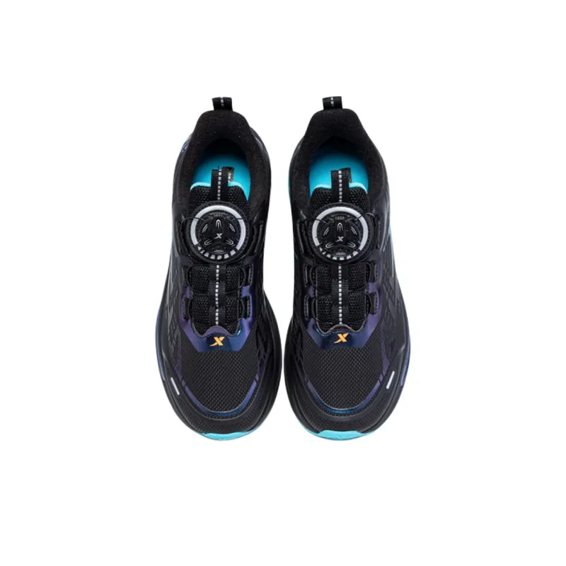 XTEP Thermal Low Top Kids Lifestyle Shoes Black Blue Kids'-2